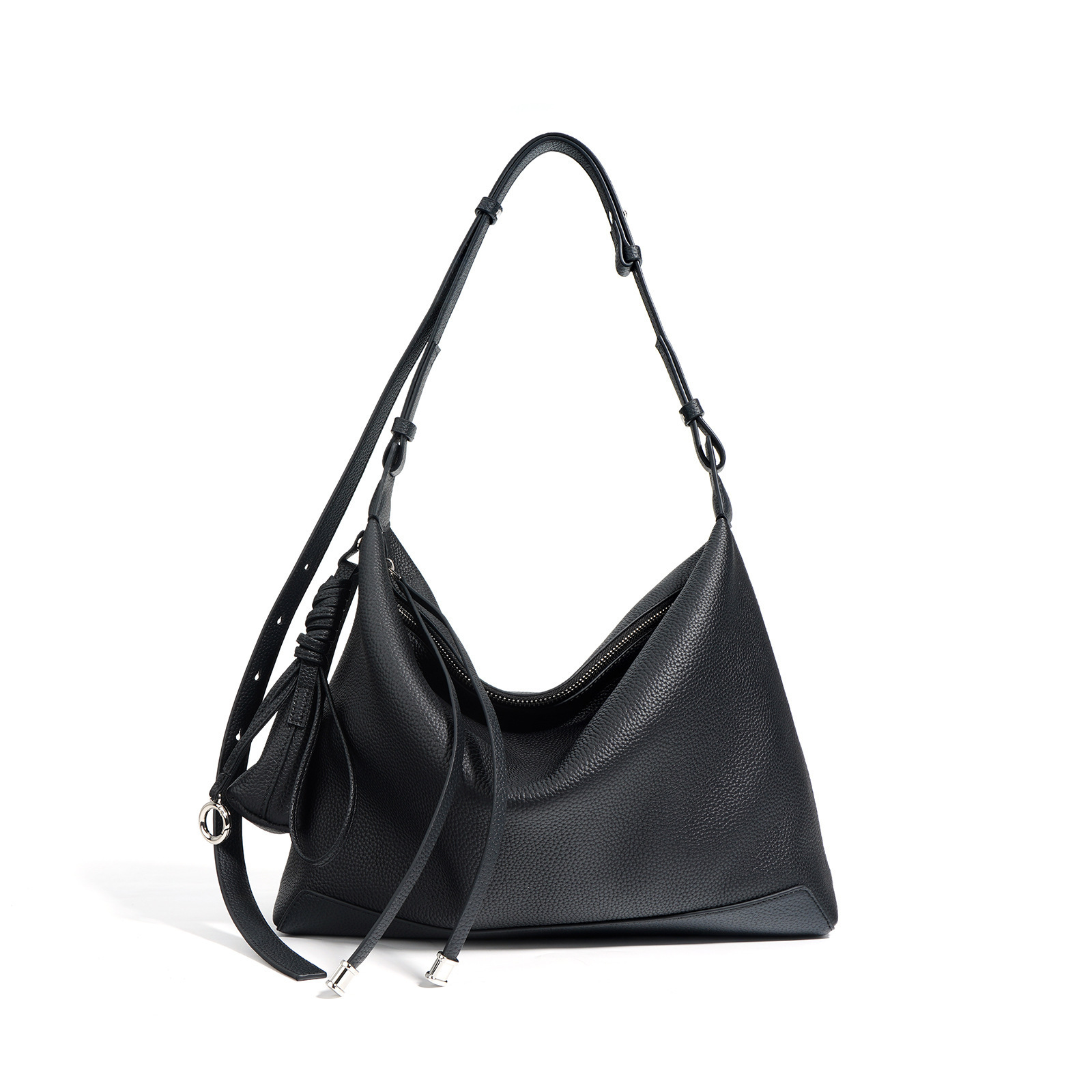 Leather  bag office Work bag for women Shoulder Hobo Bag Commuter Hobo Soft Leather Bag  No logo genuine leather shoulder bag