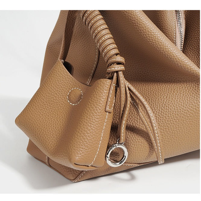 Leather  bag office Work bag for women Shoulder Hobo Bag Commuter Hobo Soft Leather Bag  No logo genuine leather shoulder bag