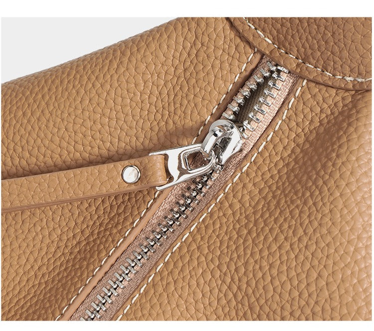 Leather  bag office Work bag for women Shoulder Hobo Bag Commuter Hobo Soft Leather Bag  No logo genuine leather shoulder bag